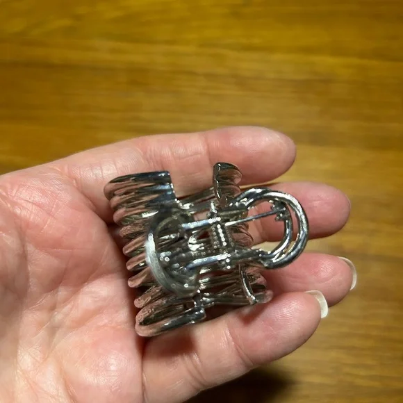 BOGO Silver Hair Clip - Picture 4 of 8